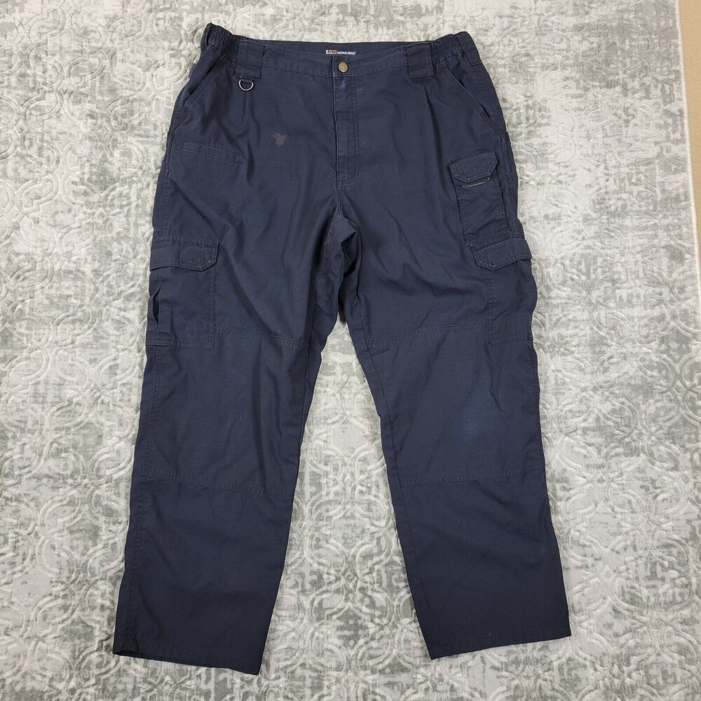 5.11 Tactical Pants Mens 40x30 Blue Navy Taclite Pro Ripstop Cargo Utility Work